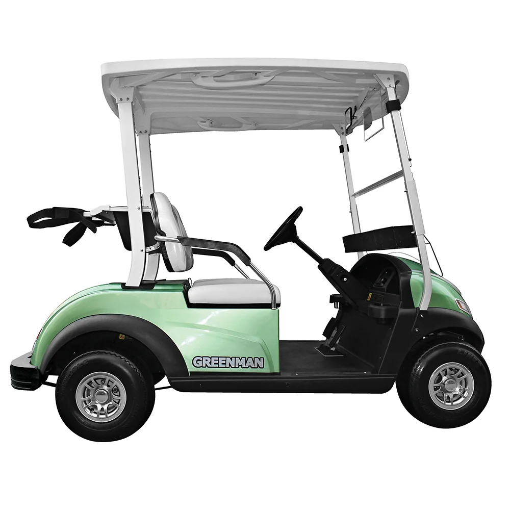 Lifetime warranty Frame solar golf cart with customized solar system and lithium battery golf cart 2 seater hot sale in US
