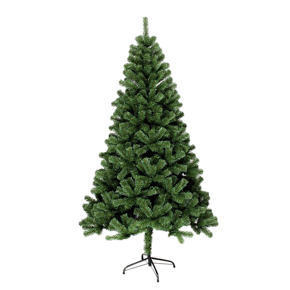 Искусственная ПВХ зеленая Рождественская елка большое дерево украшение дома