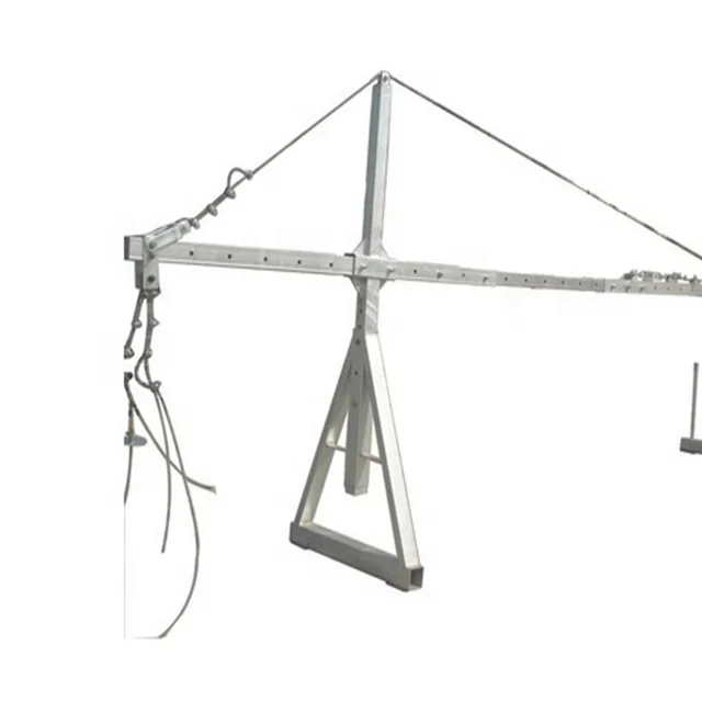 LUWANG ZLP800 Construction Scaffolding Double Mast Climb Work Platform