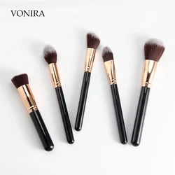 Buy Vonira Factory Cheap Affordable Professional Cosmetic Makeup Brushes Set Synthetic Eye Face Powder Foundation Brushes 13Pcs