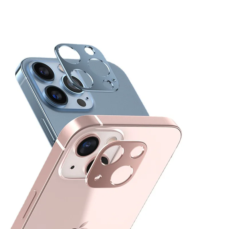 Luxury Mobile Phone Camera Lens Protector Aluminum For iPhone 14 Pro Max Plus 13 12 11 Metal Camera Lens Protector