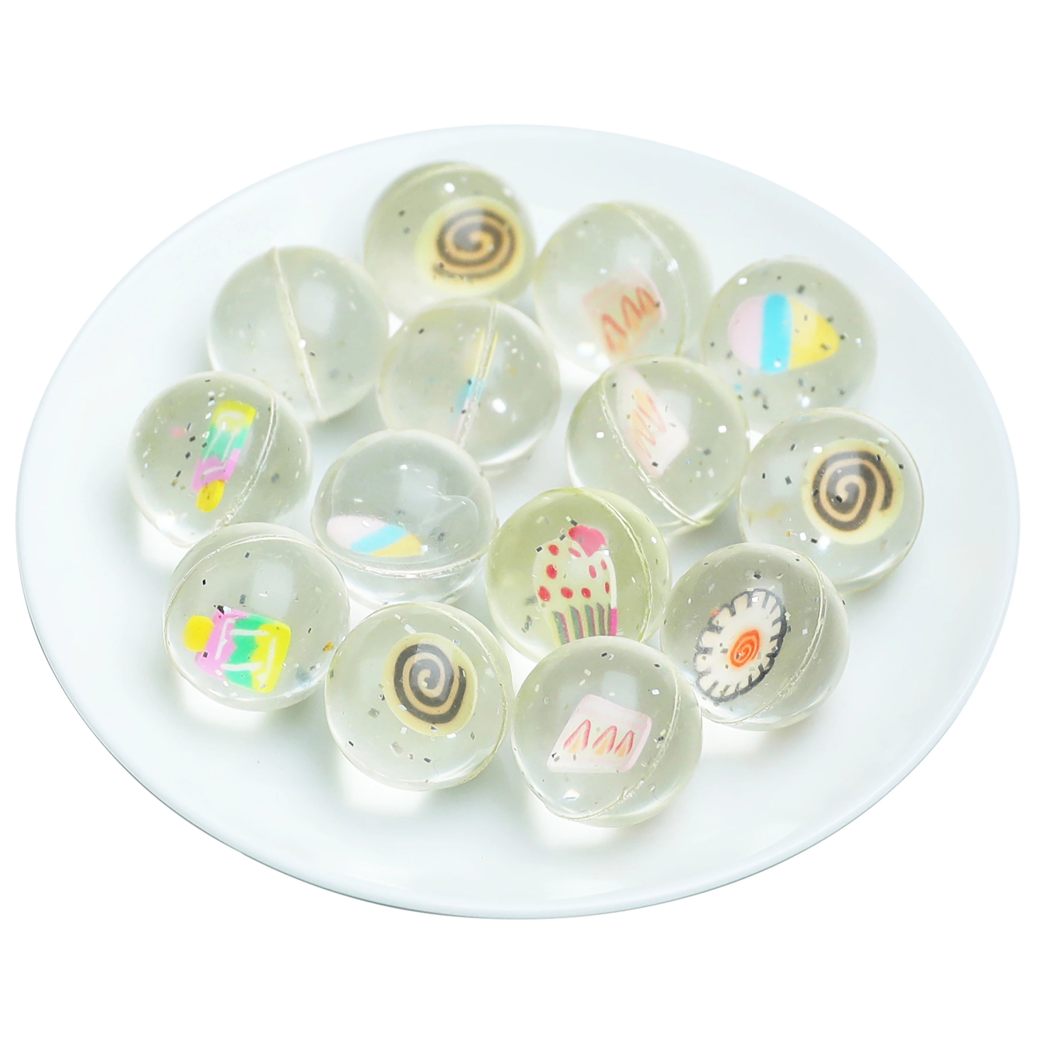 Wholesale customizable color, size, cheap floating water mixed bulk elasticity promotion bouncing toy ball