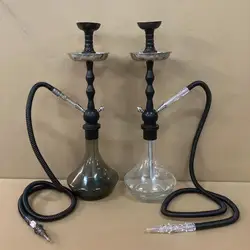 Shisha Hookah with Handblown glass silicone hose