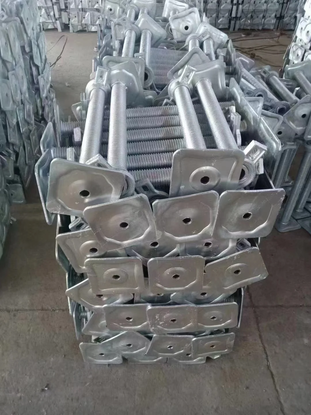 base collar Galvanized Layher Steel Scaffolding Ringlock System For Construction
