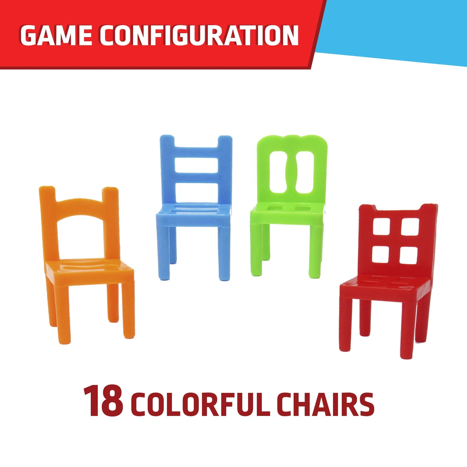 Kids Educational board game Tower of Chairs  Family Gathering Interactive Game sensory fine motor skills balancing  board game