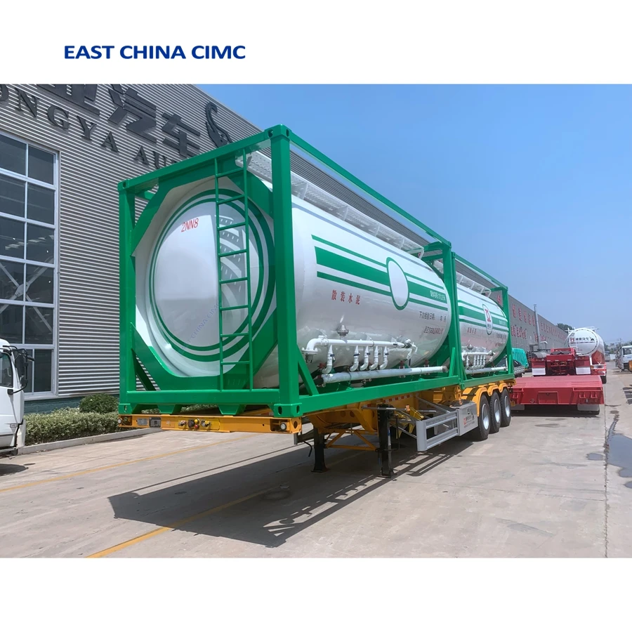 20FT 25000Liters T75 ISO Tank Container Used For Chemical Liquid Transport