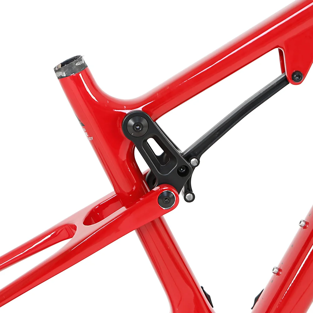 
Twitter bike frame full suspension carbon fiber mountain bike frame suspension 27.5 29 inch XC-Lever Inner-Cables 