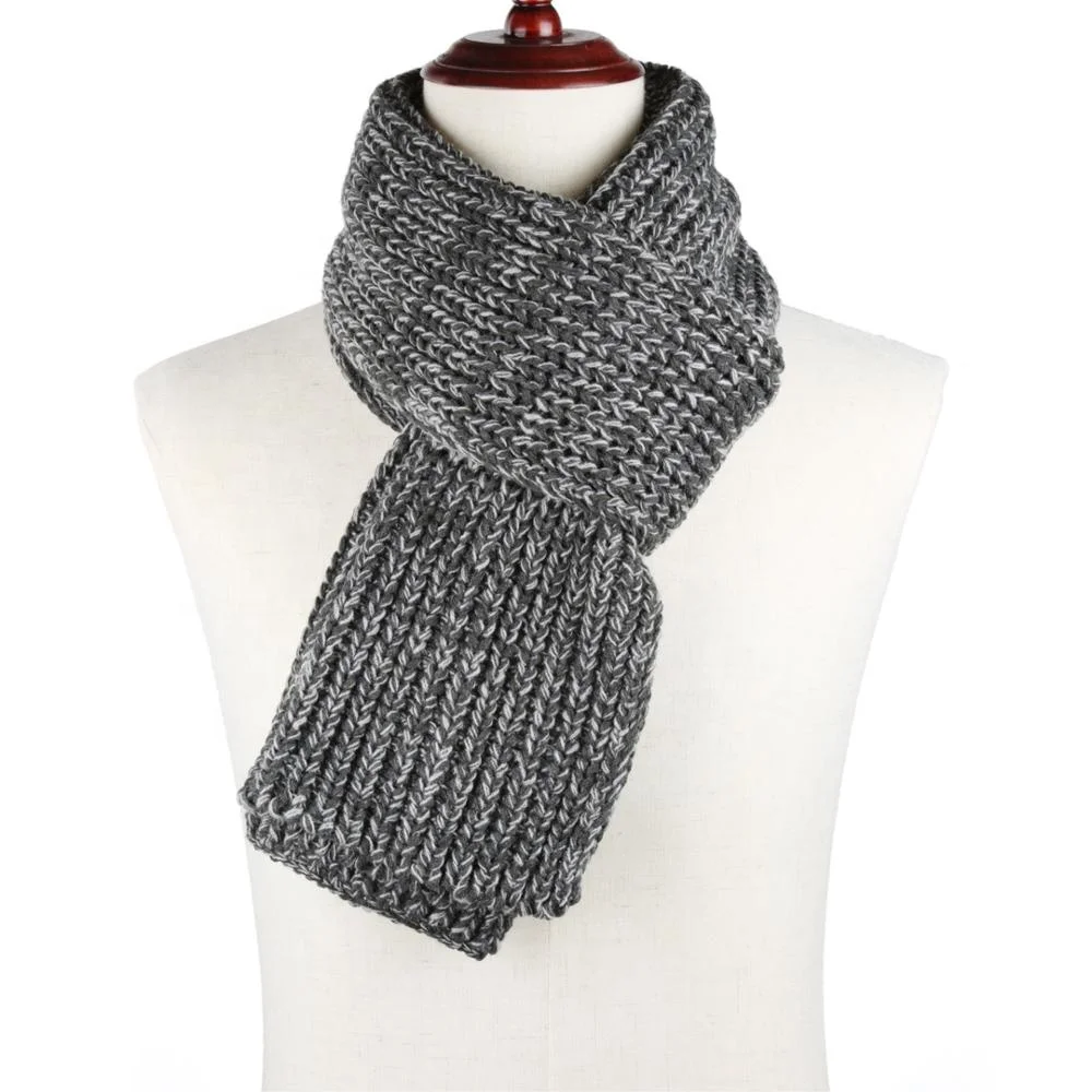 OEM Viscose Cotton Cashmere Rayon Hand Knitting Scarf