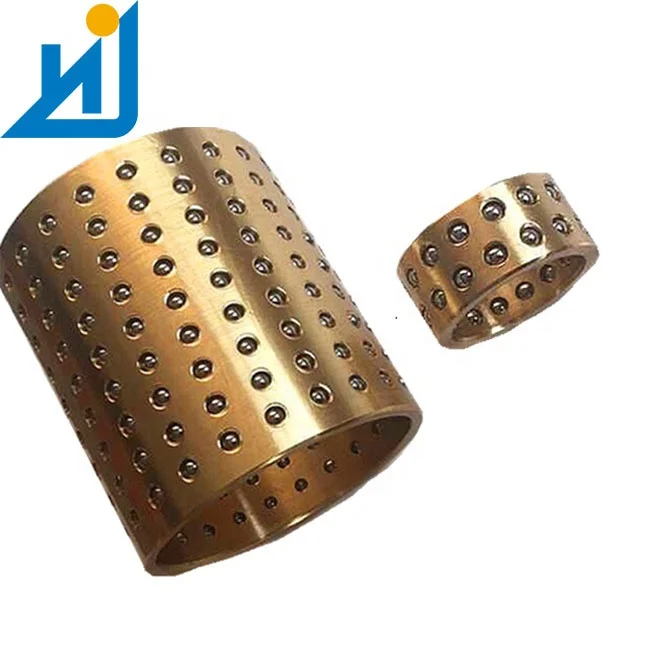 Aluminum brass POM steel ball bushing Bearing ball cage 28*60mm