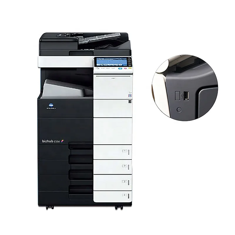 
Универсальный принтер для Konica Minolta Bizhub, Восстановленный принтер A3 C364 C454 C554 C654 C754 