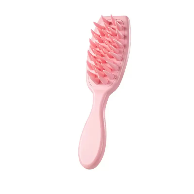2024 New Pet Shower Brush Silicone Handle Anti Hair Care Cleaning Pet Shower Supplies