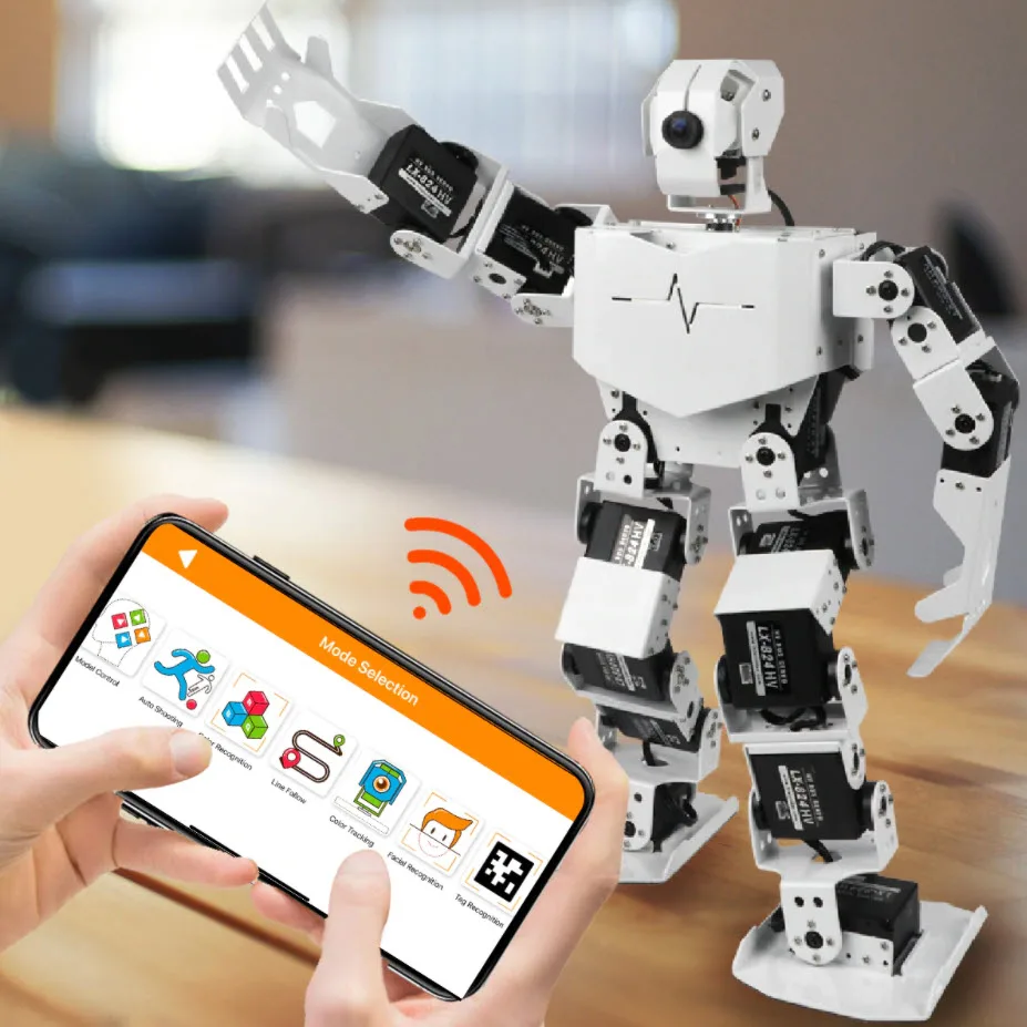 Factory Sale TonyPi AI Vision Robot Kit Smart Humanoid Educational Robot Toy Python Programming