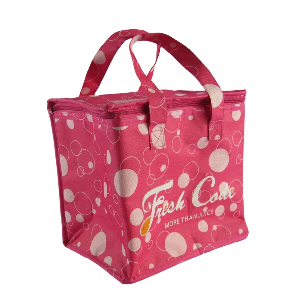 Custom insulated oxford cloth bag, colorful large capacity Oxford lunch bag