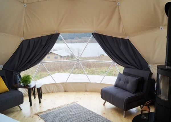  Планетарий 4 человек холст геодезический купол иглу купольная палатка сделанная на заказ Винил Прозрачная большой для продажи