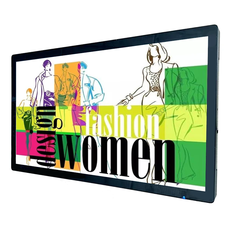 22 inch Super Thin Smart Android Wall Mount LCD Display for Hospital School Classroom 2cm Thickness