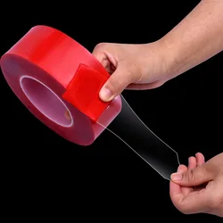 Custom High Adhesive Nano Tape Adhesive Red Double-sided Acrylic Foam Tape