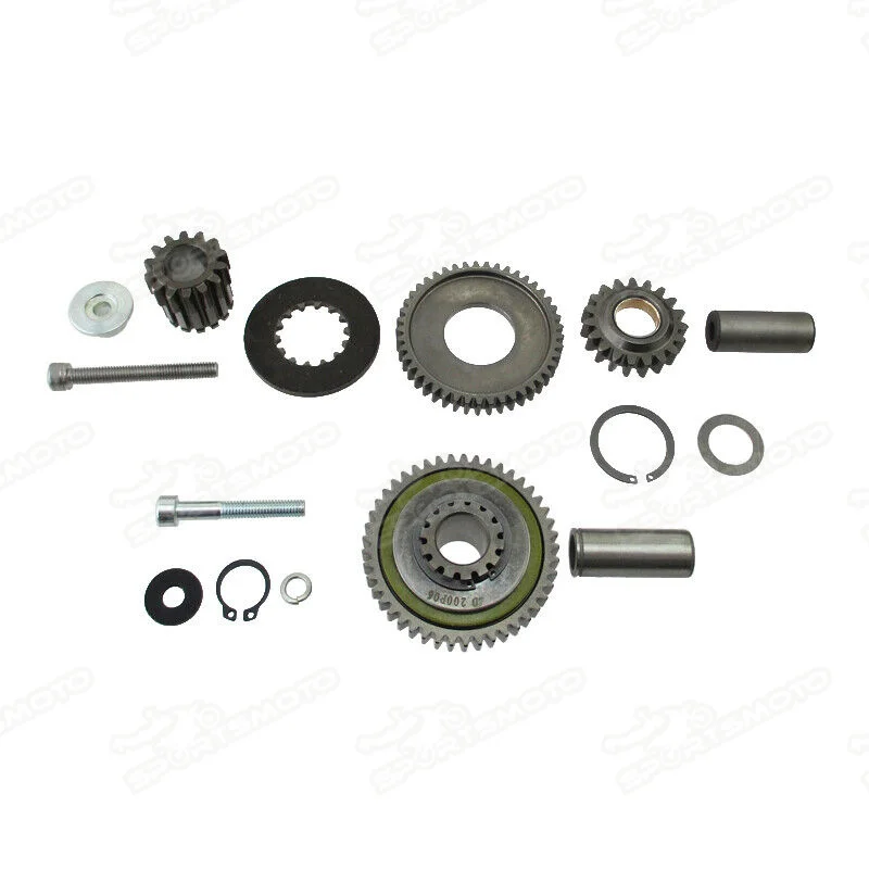 Starter Starting Twin Gears For ZS NC250 NC250S NC300S NC450 KAYO BSE MOTOLAND AVANTIS ENDURO Dirt Bike