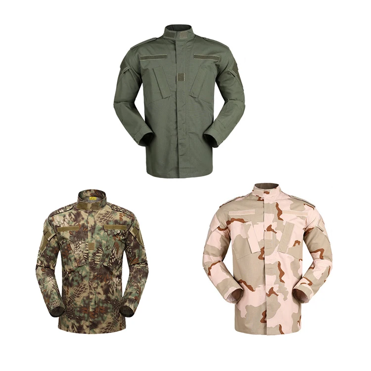 Wholesale Outdoor Camouflage Training Suit Wearable Tactical Clothing Two Piece Tactical Uniforms