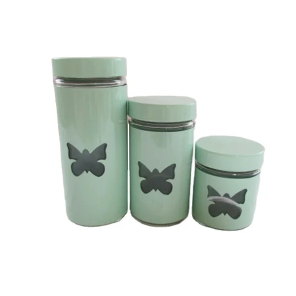 Color Metal Coated Glass Oil Vinegar Bottles Glass Spice Shaker