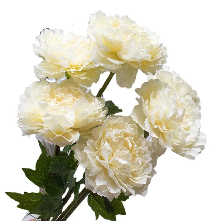 Лидер продаж искусственный цветок пионов домашний декоративный Шелковый пиона с одной большой головой