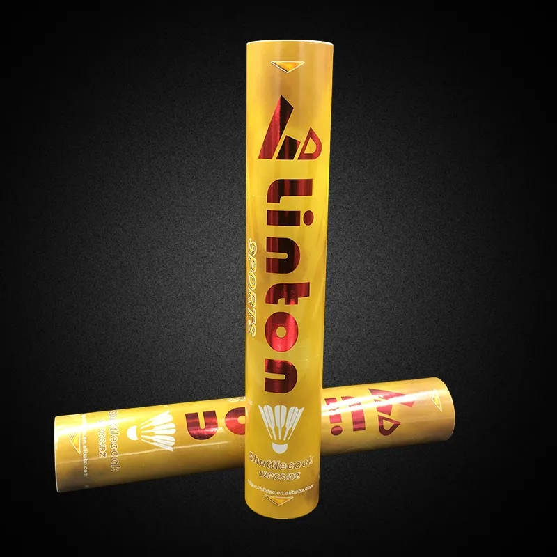 Самый прочный популярный рекламный воланчик из гусиных перьев для бадминтона