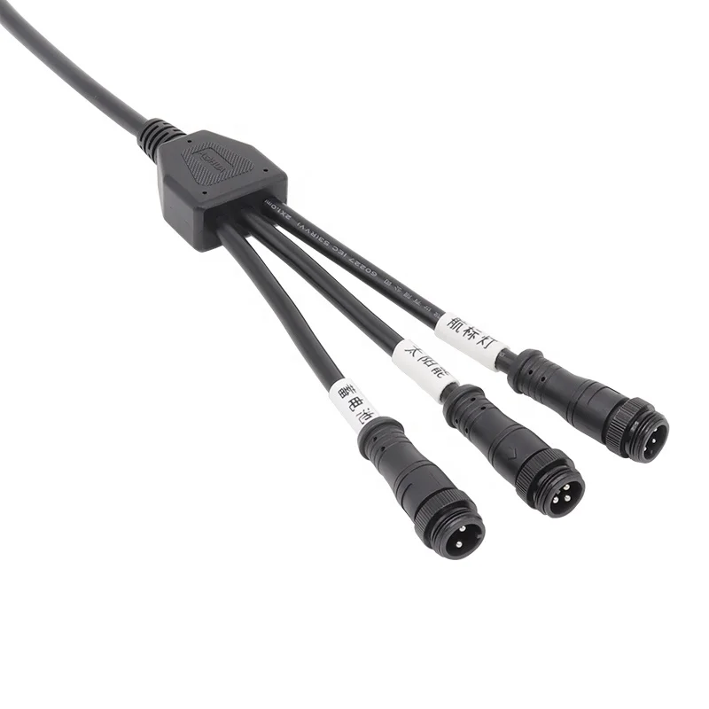 Тип Y водонепроницаемый штекер IP65 разъем от 1 до 3 кабельный разветвитель разъем