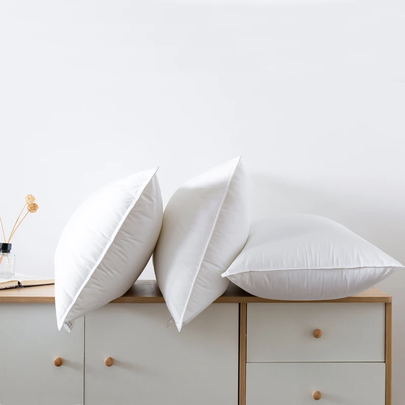 High quality white soft home hospital hotel pillow insert luxury pillows for all sleeper
