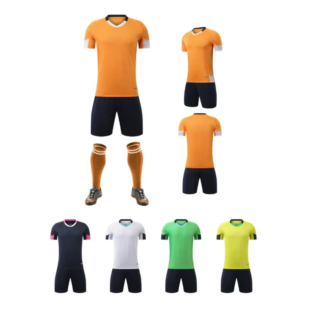 Gym wear Red  Custom Soccer Jersey Football Shirt Blank Style Personalized Customization Sportswear Blue Red Men Kit