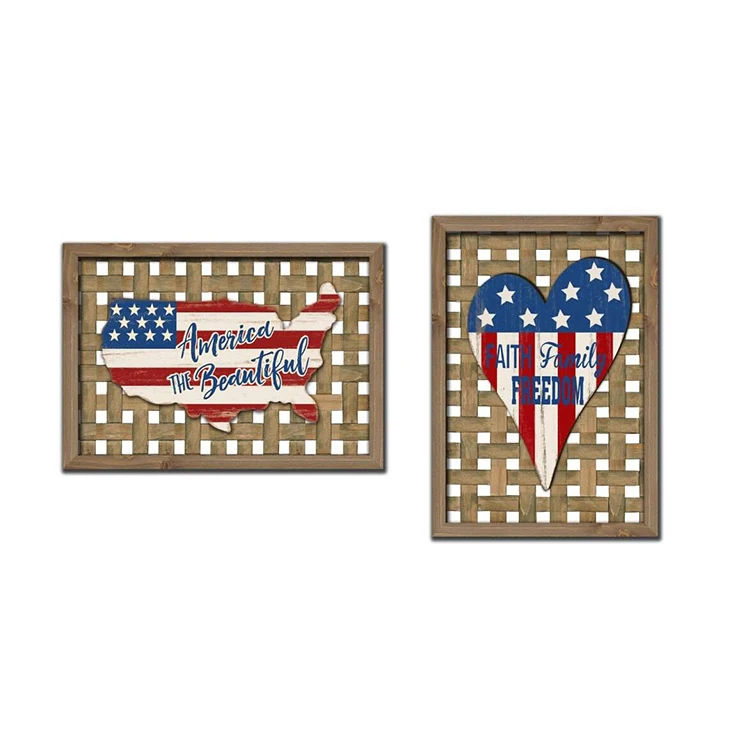 
Hot sale factory direct price home decoration wood wall decoration plaque 