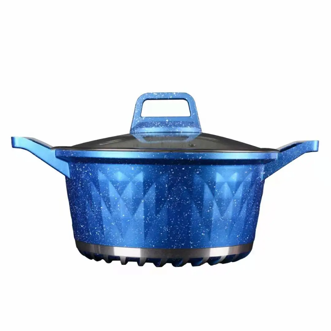 
Porcelain Enamele kitchen holesale traditional earthenware soup clay large cookware pot set ceramic cooking pots with handle lid 