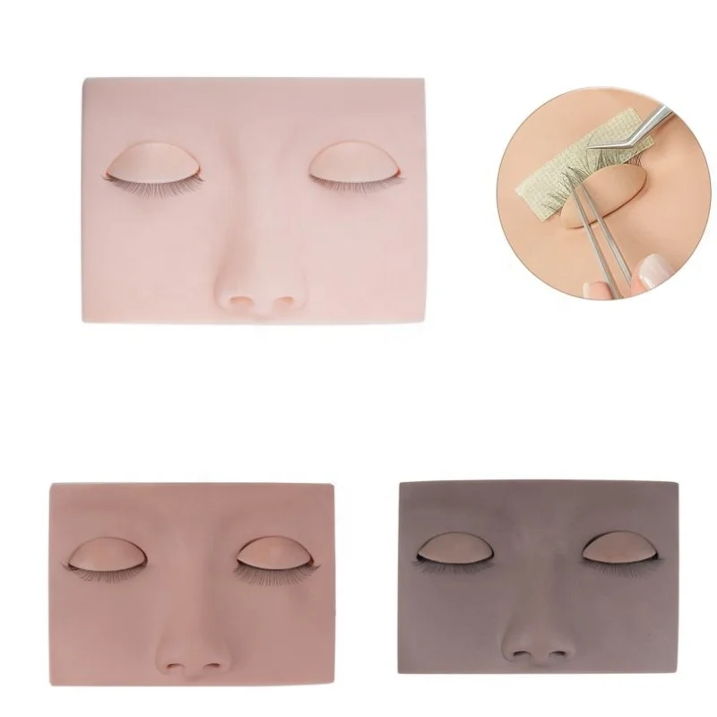 Headform Lash Makeup Supplies Lashes Accessories Grafted Eyelash Head Mold Mannequin Eyelashes Practice