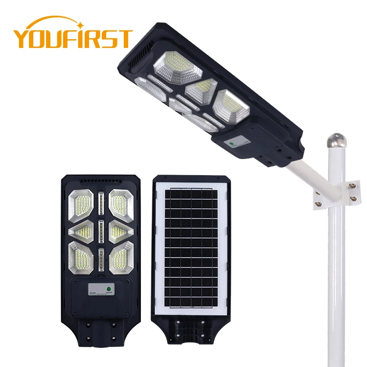 Energy Saving Ip65 Waterproof Abs Outdoor 120w 150w Integrated All In One Solar Led Road