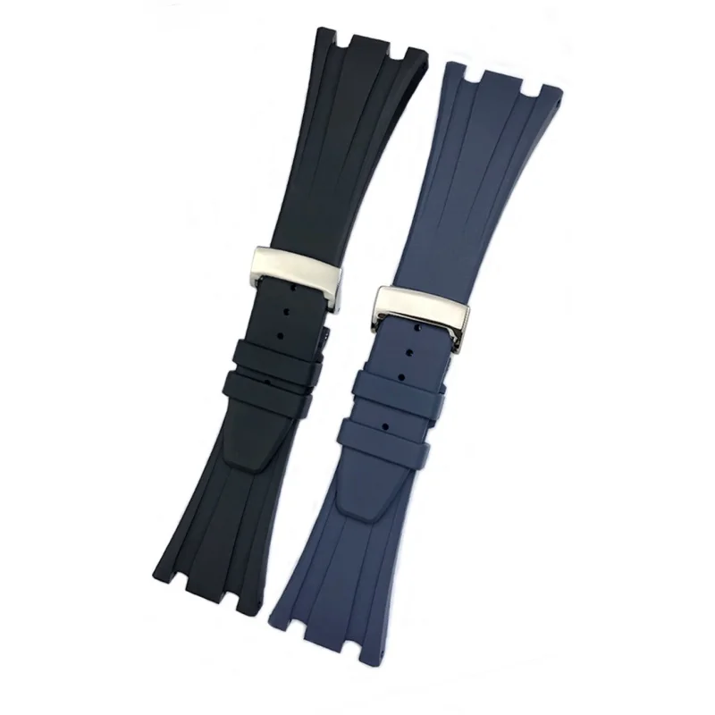 28mm Rubber Watchbands For Audemars Piguet FKM Rubber Sheet 26170 15710 OFFSHORE Piet Watch Band Strap Folding Buckle Bracelets