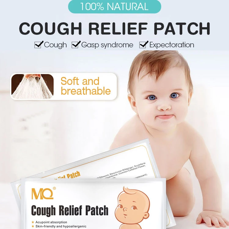 2024 new product Skin-friendly and  hypoallergenic MQ Child Cough Relief Patch Both for wind-heat and wind-cold common cold