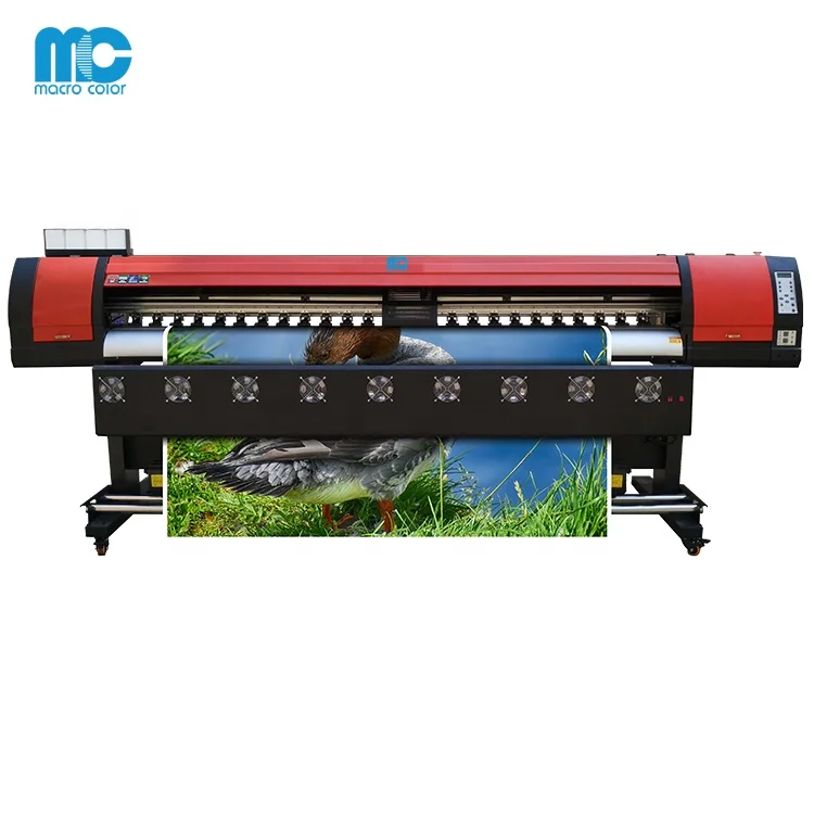 2.5m Economy eco solvent printer tarpaulin banner printing machine with 2 pcs XP600 print-head reliable quality