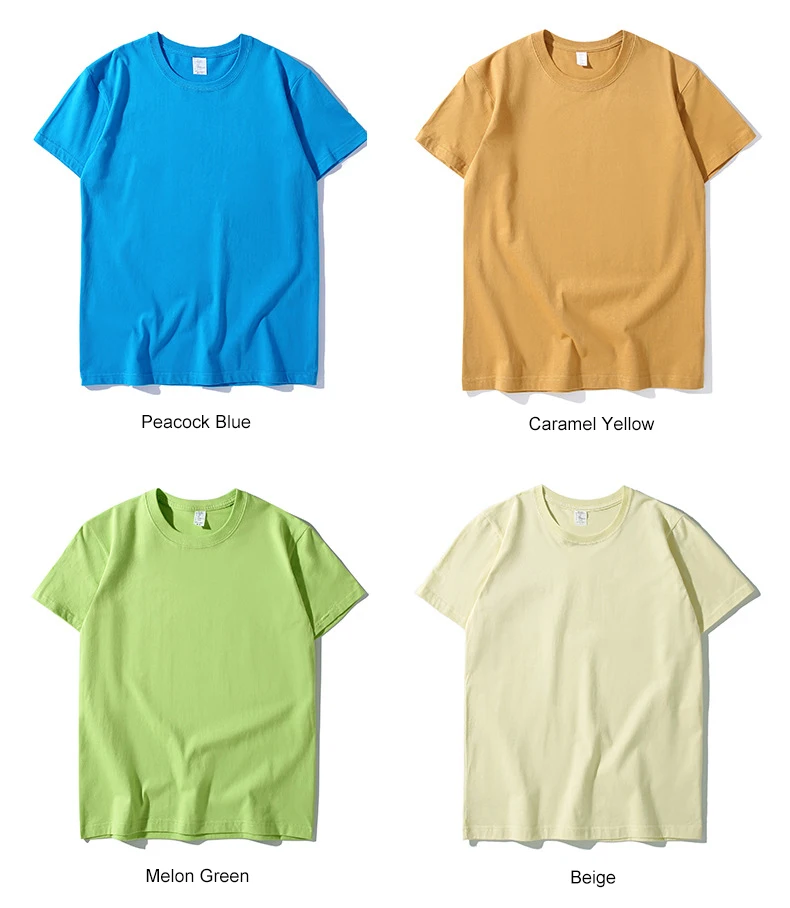 Mens Blank 100% Cotton Oversized Tshirt Embroider Printing Plain Blank T-Shirt Custom Print Logo White Quality Printing T Shirts