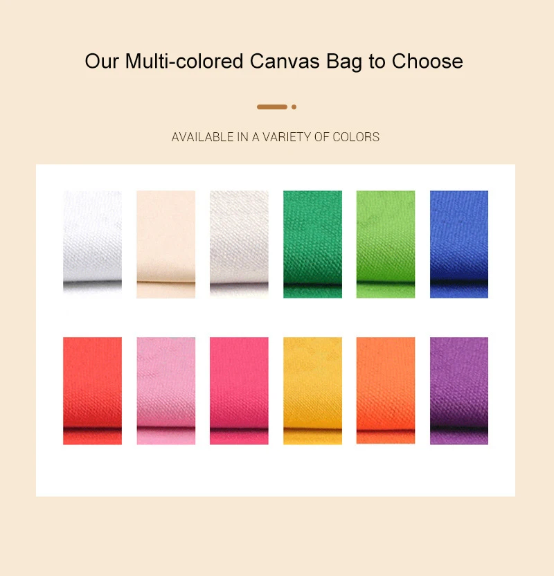 Custom Logo Size Printed Eco Friendly Recycled Shopping Bag Reusable Plain Cotton Canvas Shopping Tote Bag for Women