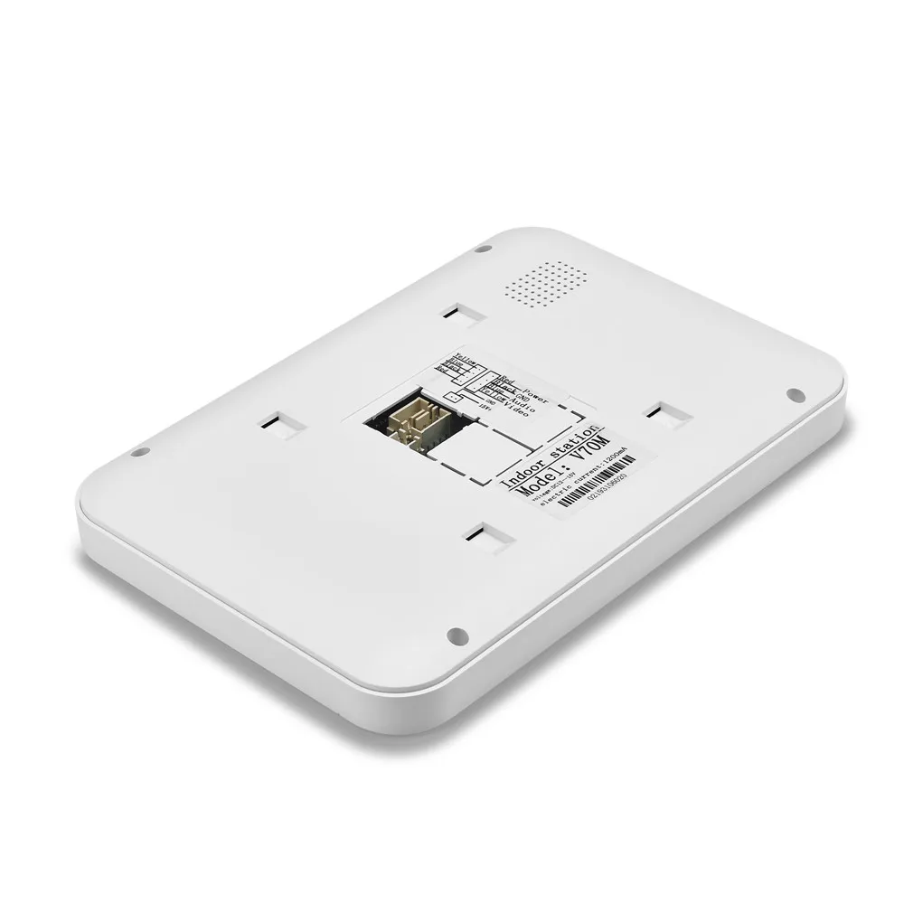 7 inch tft lcd screen video door phone villa video intercom system doorbell with CMOS camera