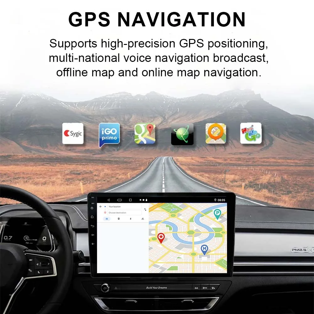 Android Carplay Auto Car Radio For Hyundai Sonata NF 2008-2010 2Din Multimedia Video Player Navigation GPS 2Din DVD Stereo