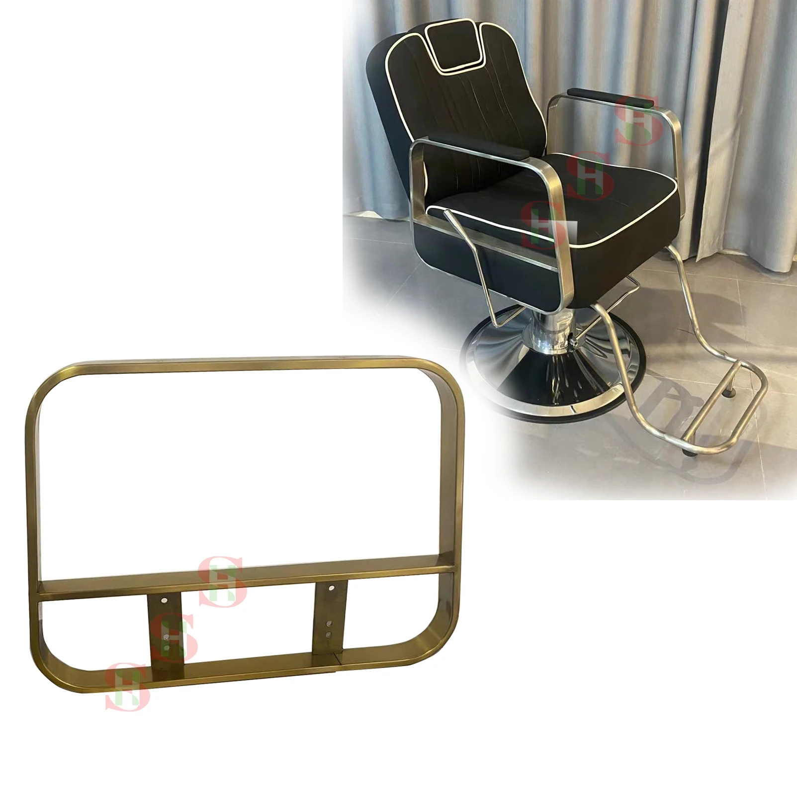 Wholesale Salon Furniture Chair Universal armrest metal Parts/Accessories of Barber Chair