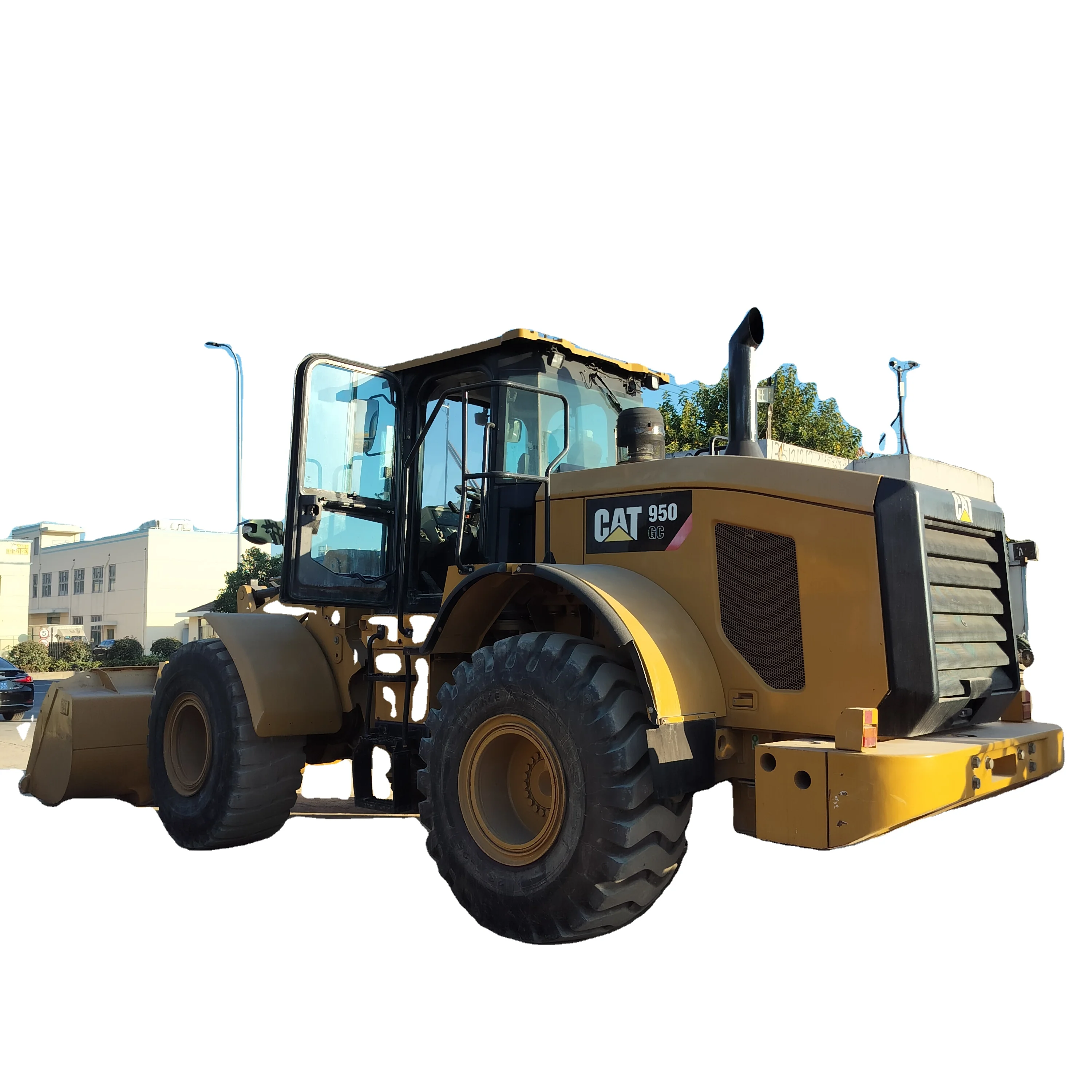 Cat 950GC б/у оригинальный строительный вилочный погрузчик 4x4 5 тонный