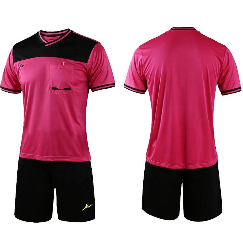 New Arrival Professional Referee Jersey Customize Logo Soccer Referee Uniform Shirt