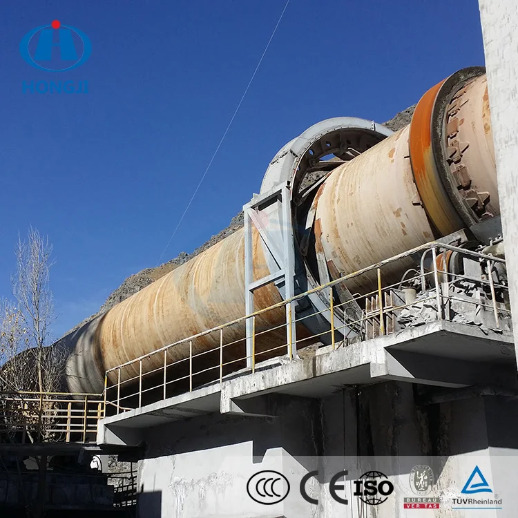 Large Scale Energy Saving 300tpd Magnesium Mineral Ore Cement Lime Rotary Kiln Plant
