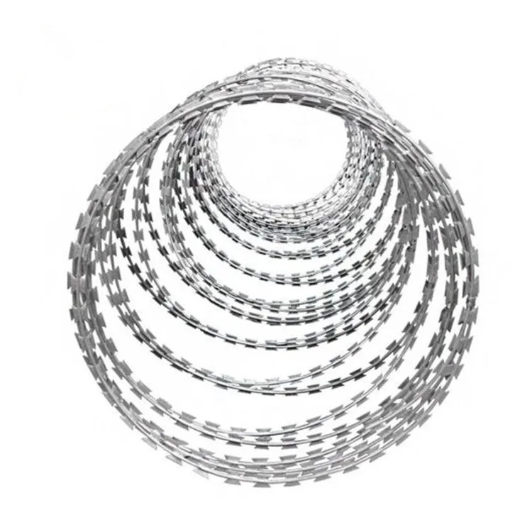 Low price galvanized security  concertina protective Razor Wire