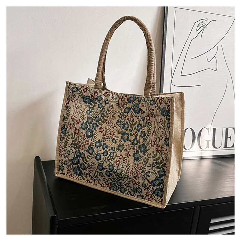 Canvas Tote Bag for Women Reusable Large Ladies Shoulder Bag Fasion Handbag for Office Shopping Travel Purse Versatile Handbags