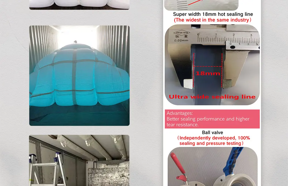 China Flexitank flexibags for 20ft container to store and transport palm oil in philippines indonesia malaysia