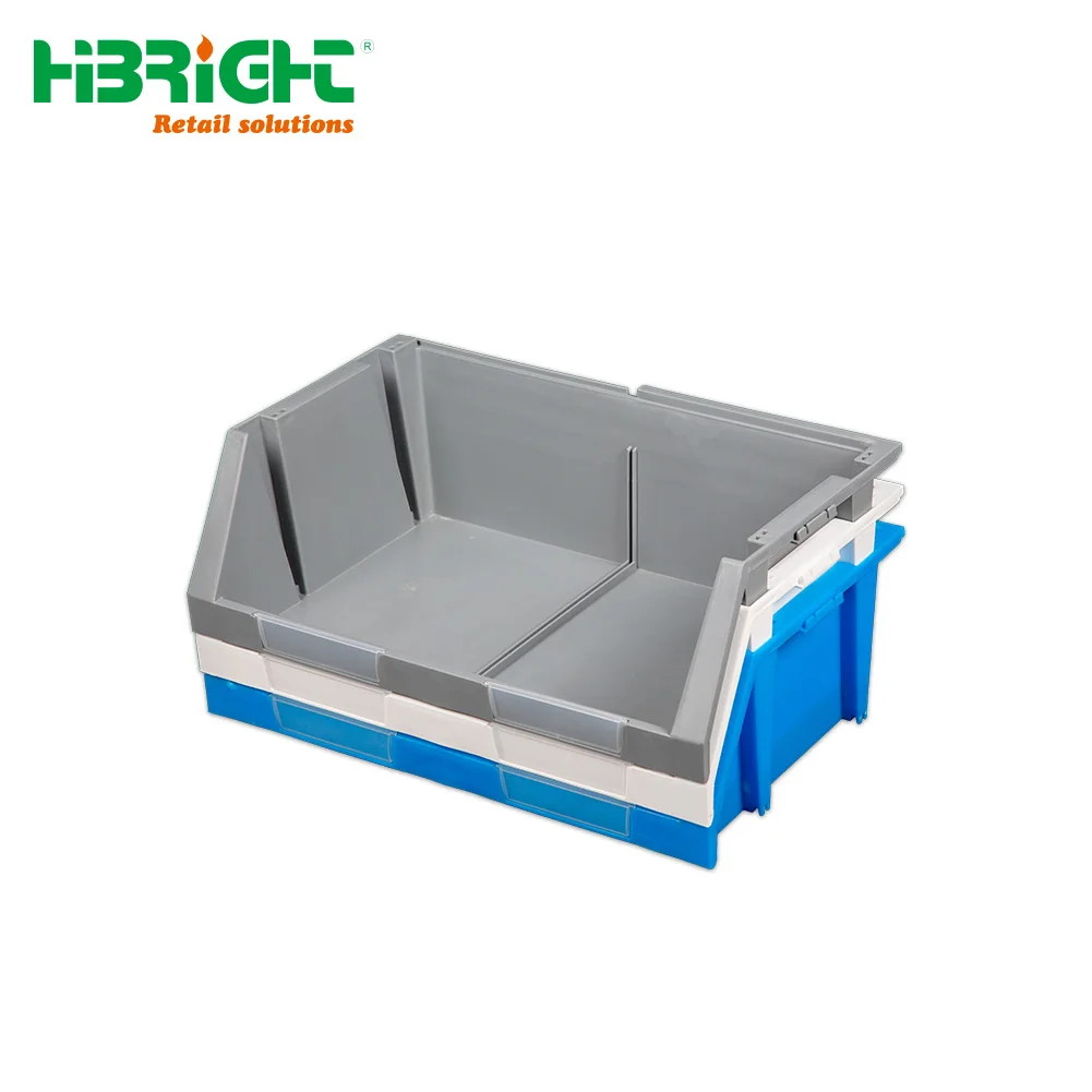 Saving space and easy transport Accessory Industry Warehouse Stackable and Nestable Plastic Storage Bin