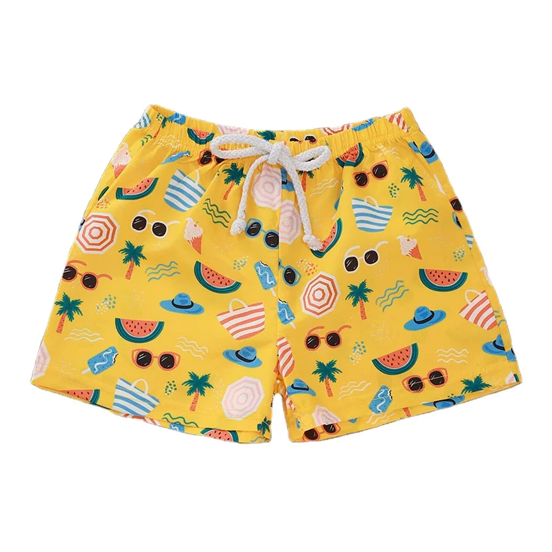 Summer Beach Children Boys Watermelon Draw String Shorts Kids Boy Swimwear Swim Trunk