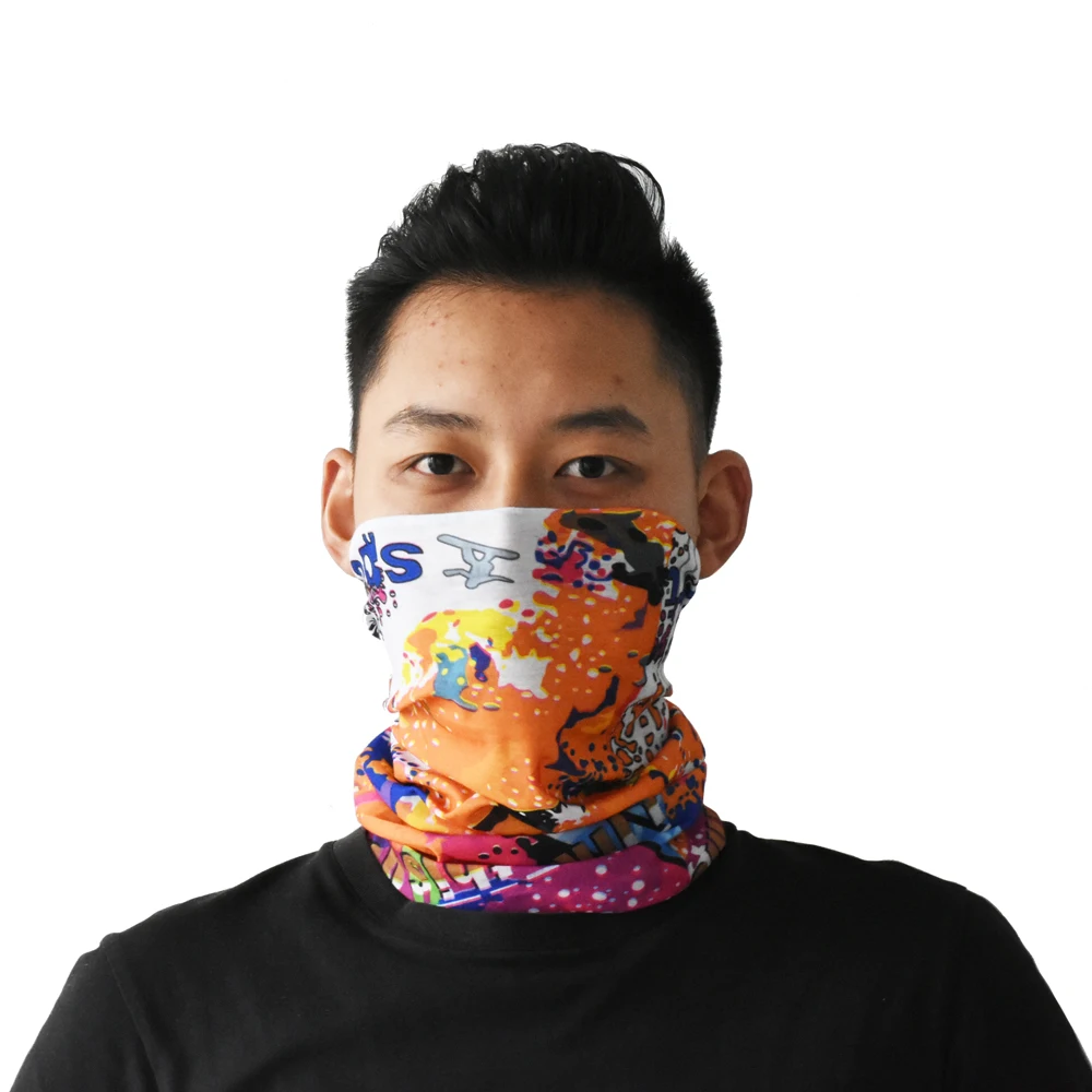 Eastsunshine riding Scarf Bandana Custom Printed Logo Snood Seamless Bandana Multifunctional Head Scarf Seamless Neck Gaiter