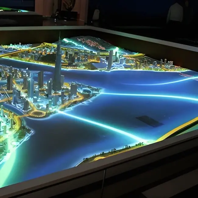 Hot Selling 3D Architectural Models for Exhibition Scale Estate House Custom City Miniature Trees City Planning Miniature Design